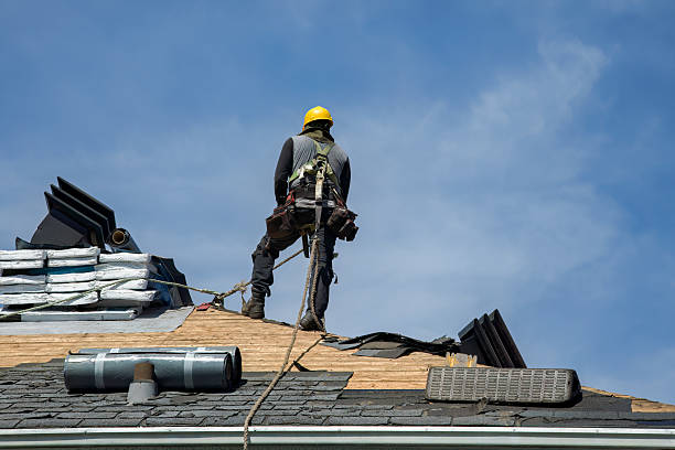 Professional Gutter Installation technician working in Greencastle, PA